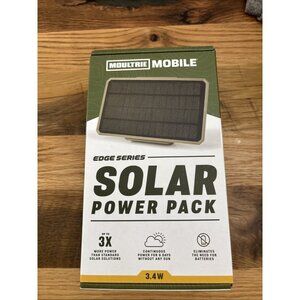 Moultrie - Solar Panel Power Pack - 3.4W - Gen 2 Solar Panel with Battery NEW